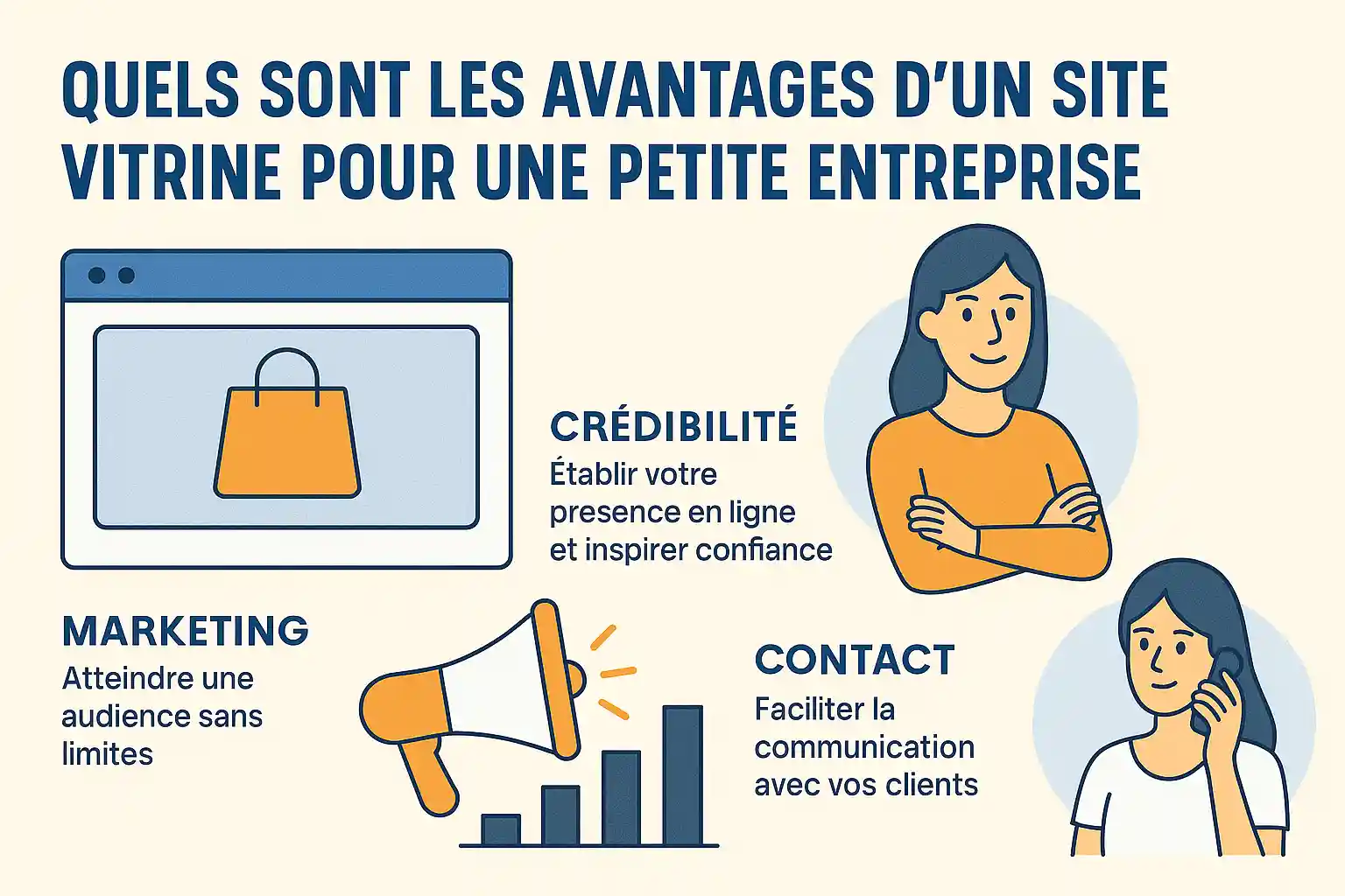Quels sont les avantages d'un site vitrine pour une petite entreprise ?
